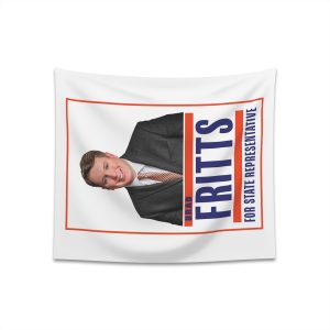 Bradley Fritts For State Representative Printed Wall Tapestry